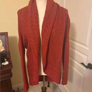 Cynthia Rowley Burnt Orange Cardigan